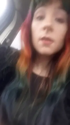 Quick titty flash in my car!!