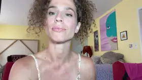 Teacher forgot to turn off camera in front of class and did some absurd stuff! [f] milf