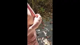 Walking down the beach path