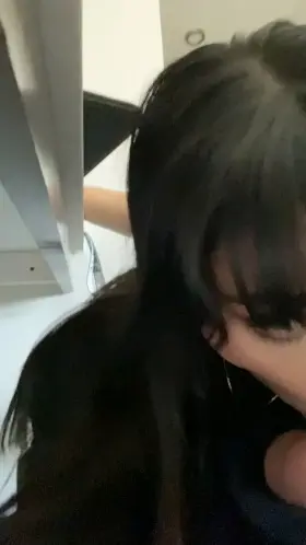 sucking him off while he plays video games