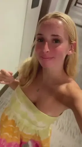 flashed them at the hotel