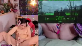 Orgasm during live stream