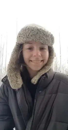 This is why they call me a snow bunny ❄