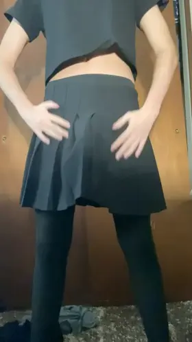 Just another femboy lifting his skirt~