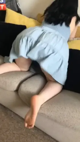 I’ve got a big surprise under my dress for you..