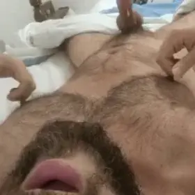 Nipple play makes him cum