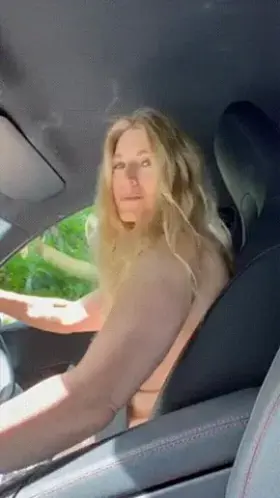 Off to meet a guy wearing just stockings