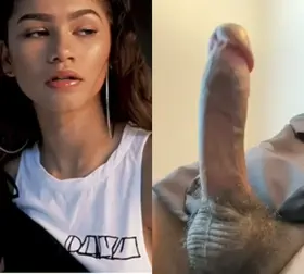 Zendaya Is Hypnotized Watching My BBC Fill Up!! 😵‍💫🍆