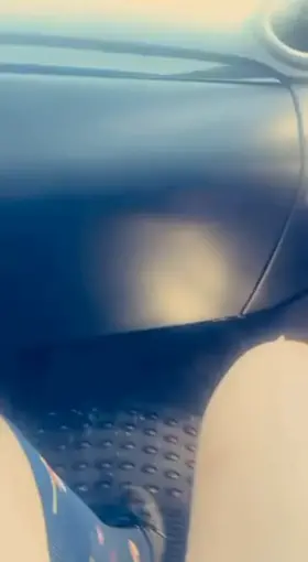 Just being naughty during the drive 🚙😈🥰