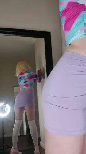 this darn skirt won't stay down!