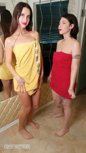 Undress with my hand.