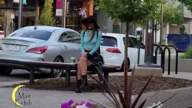 Oops...my top might have needed a bra...