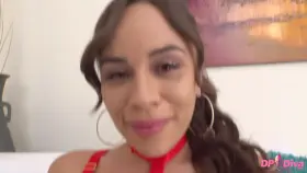 Rose Lynn gets her first airtight with DP and double vag