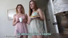 Cheering daddy when mom's away!