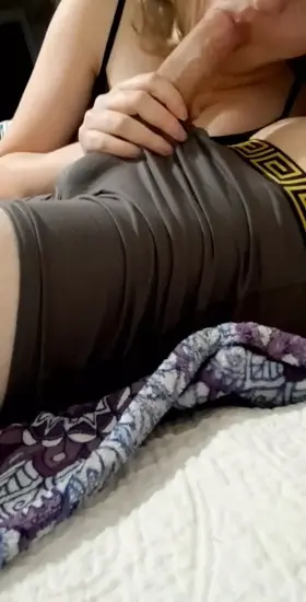 Pull his dick out and suck it [mf]