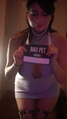 I’m sorry for what I did master. Please forgive me?