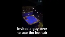 Hubby edges himself upstairs while I fuck a date downstairs. He watches from the cameras we have!