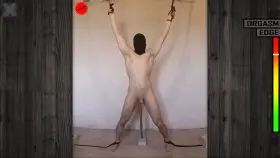 RESTRAINED MERCILESS PROSTATE EDGING for LOAD BUILDUP ⚡🖤INSTITUTION X🖤