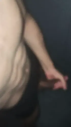 There was a tiny hole in my boxer brief so I streched it out with my big hard cock and now I'm having some fun jerking it 💦