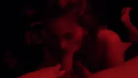 Deep throating bulls cock