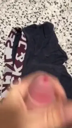 Cum on my underwear who wants them 😂