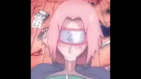 Haruno Sakura Blindfold Blowjob (D-Art) [Naruto]