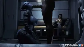 Huge monster dick and big boobs alien milf