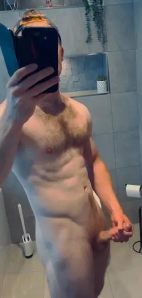 Wanking my British hard cock….