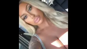 So obsessed with attention she gives it to herself when no one else is around