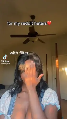 Just in case anyone thinks she's using a filter