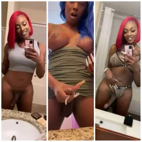 I need this BBC transgirl to abuse my sissy holes