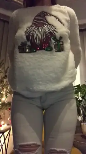 what a bummer that Santa will not have me sitting in his lap this year.. Happy Holidays! 😘