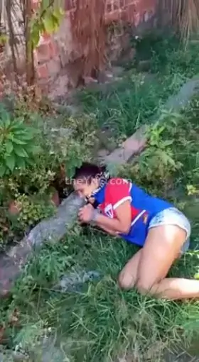 Woman gets pickaxe to the head multiple times