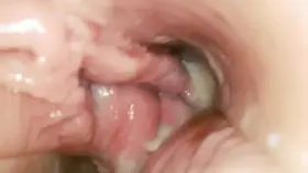 I really want to try this out with another cute girl, it could be fun! [What the orgasm looks like inside for science]