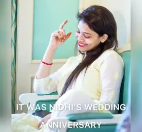 Indian wife fucks BWC on her wedding anniversary