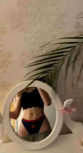 Just me and my new black underwear