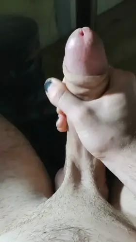 Just enjoying a bit of cockslap during my jerk off time. Do you usually slap your cocks?