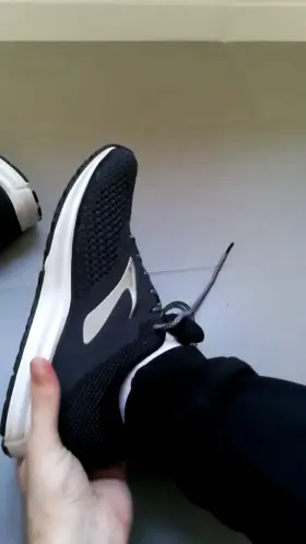 Postworkout sweaty feet