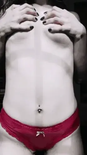 a teeny tiny titty drop (OC)