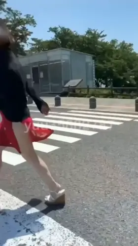 Degenerate Exhib Does A Crabcrotch Pose in Public