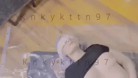 Tied up and forced to shit on my pussy!