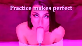 Look at her eyes. She’s hypnotized by the cock