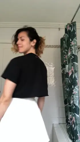 There’s something under my skirt 🤭