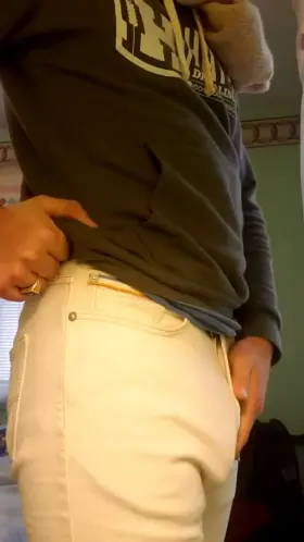 Half-chubbed in white pants - Part 2 - The Awakening