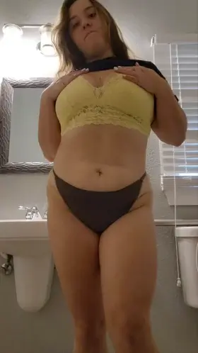 are you taking a horny front desk girl to the bathroom?