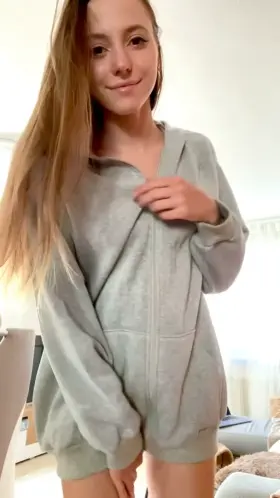 Oh it is too hot in thіs college hoodie. Сan you undress?