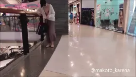 Flashing my boobs in the mall