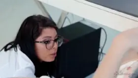Gina Valentina was supposed to be fixing Alison Rey's computer