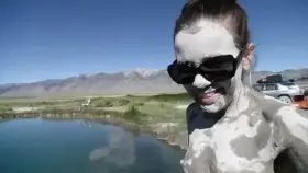 Mud Bath At Ruby Valley Hot Springs