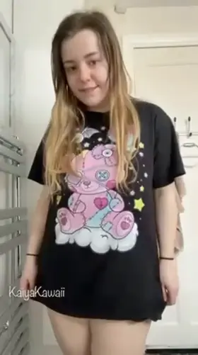 Let me show you what’s under my shirt today, I hope you’re impressed! :D